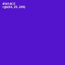 #5414CE - Purple Heart Color Image