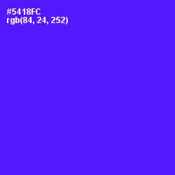 #5418FC - Purple Heart Color Image