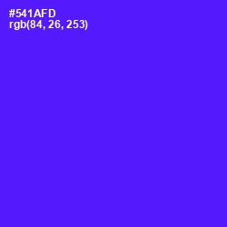 #541AFD - Purple Heart Color Image