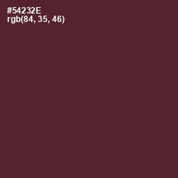 #54232E - Livid Brown Color Image