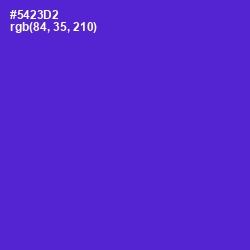 #5423D2 - Purple Heart Color Image