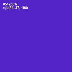 #5425C6 - Purple Heart Color Image