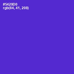 #5429D0 - Purple Heart Color Image