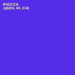 #542CEA - Purple Heart Color Image