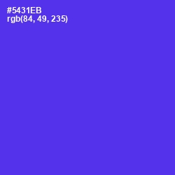 #5431EB - Purple Heart Color Image