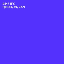 #5431FC - Purple Heart Color Image