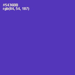 #5436BB - Royal Purple Color Image