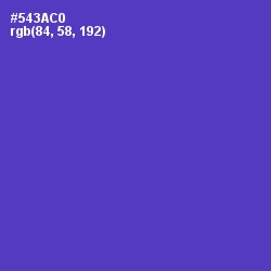#543AC0 - Purple Heart Color Image