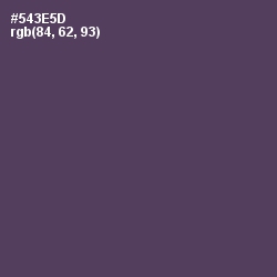 #543E5D - Voodoo Color Image