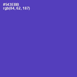 #543EBB - Royal Purple Color Image
