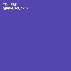 #5445AF - Blue Violet Color Image