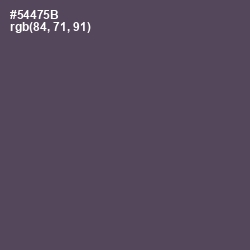 #54475B - Mortar Color Image