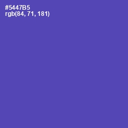 #5447B5 - Blue Violet Color Image