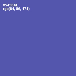 #5456AE - Blue Violet Color Image