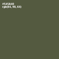 #545A40 - Fuscous Gray Color Image