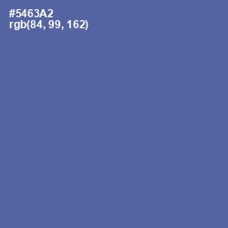 #5463A2 - San Marino Color Image