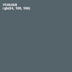 #54646A - Shuttle Gray Color Image