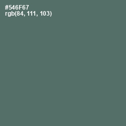 #546F67 - Como Color Image