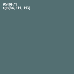 #546F71 - Shuttle Gray Color Image