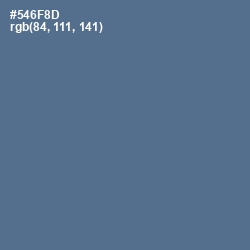 #546F8D - Kashmir Blue Color Image