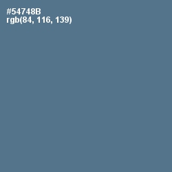#54748B - Kashmir Blue Color Image