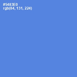 #5483E0 - Havelock Blue Color Image