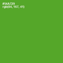 #54A729 - Apple Color Image