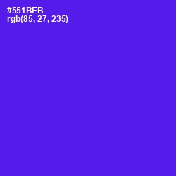 #551BEB - Purple Heart Color Image