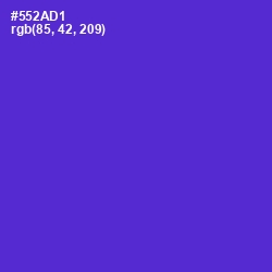 #552AD1 - Purple Heart Color Image