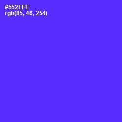 #552EFE - Purple Heart Color Image