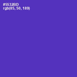 #5532BD - Royal Purple Color Image