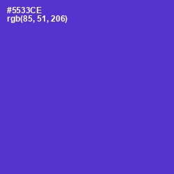 #5533CE - Purple Heart Color Image