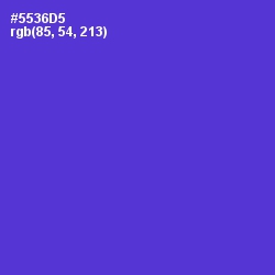 #5536D5 - Purple Heart Color Image