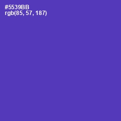 #5539BB - Royal Purple Color Image