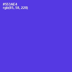 #553AE4 - Purple Heart Color Image