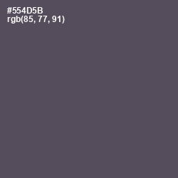 #554D5B - Don Juan Color Image