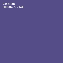 #554D88 - Victoria Color Image