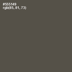#555149 - Fuscous Gray Color Image