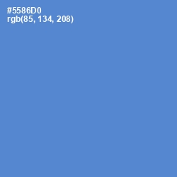 #5586D0 - Havelock Blue Color Image