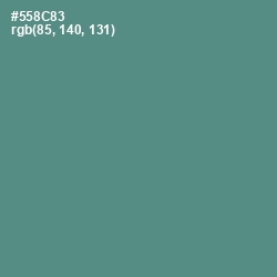 #558C83 - Smalt Blue Color Image