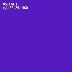 #561AC1 - Purple Heart Color Image