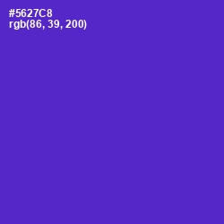 #5627C8 - Purple Heart Color Image