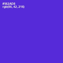 #562AD8 - Purple Heart Color Image