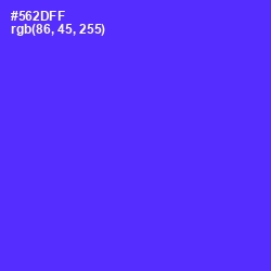 #562DFF - Purple Heart Color Image