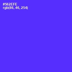 #562EFE - Purple Heart Color Image