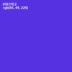 #5631E2 - Purple Heart Color Image