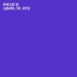 #5632CB - Purple Heart Color Image