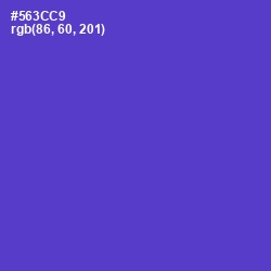 #563CC9 - Purple Heart Color Image