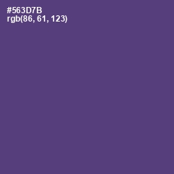 #563D7B - Honey Flower Color Image