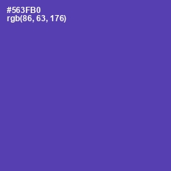 #563FB0 - Royal Purple Color Image